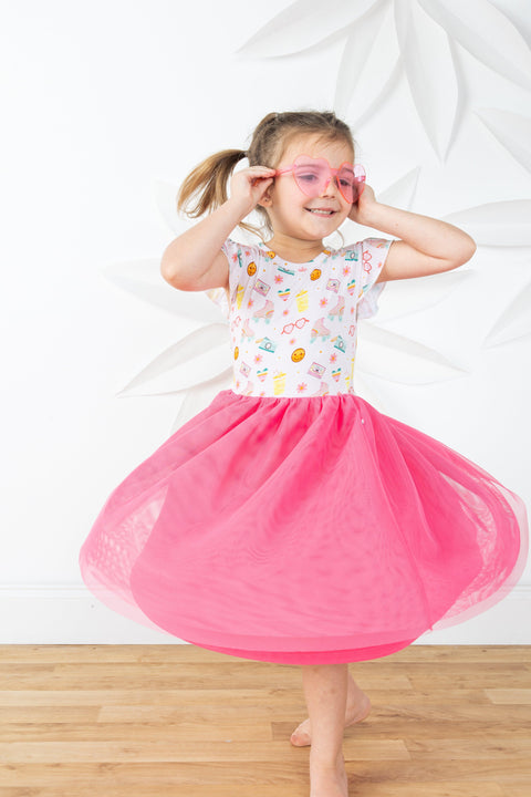 Let The Good Times Roll Bamboo Twirl Dress - Emerson and Friends