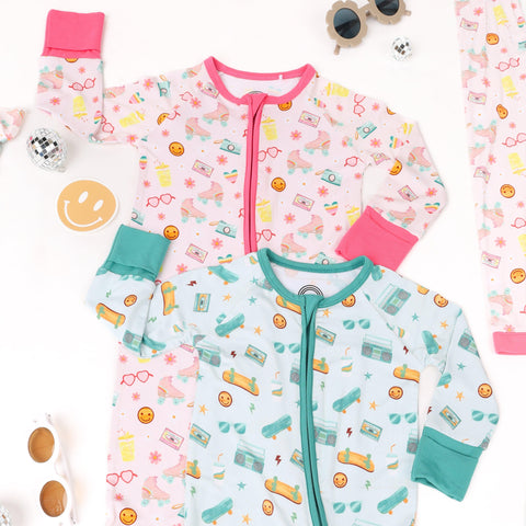 Let The Good Times Roll Kids Bamboo Pajama Set - Emerson and Friends