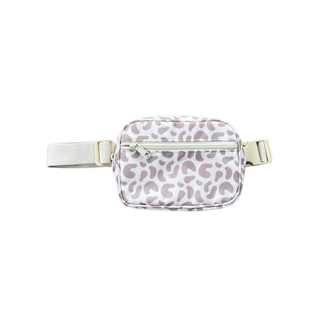 Lilac Leopard Mini Belt Bag - Babysprouts