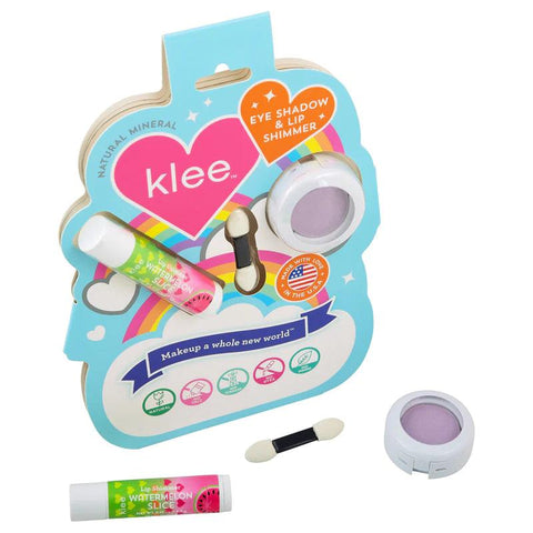 Lilac Sparkles Mineral Eye Shadow & Lip Shimmer Duo - Klee Naturals