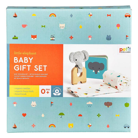 Little Elephant Baby Gift Set - Petit Collage