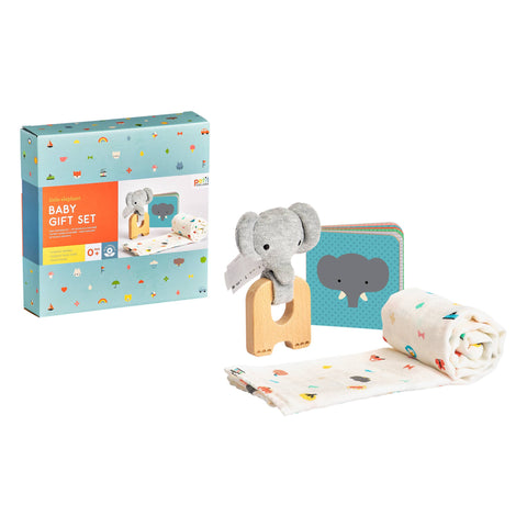 Little Elephant Baby Gift Set - Petit Collage