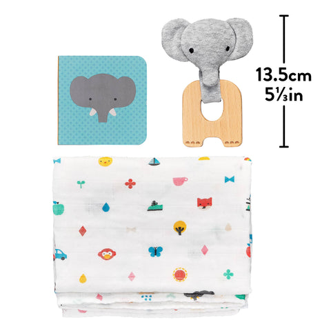 Little Elephant Baby Gift Set - Petit Collage