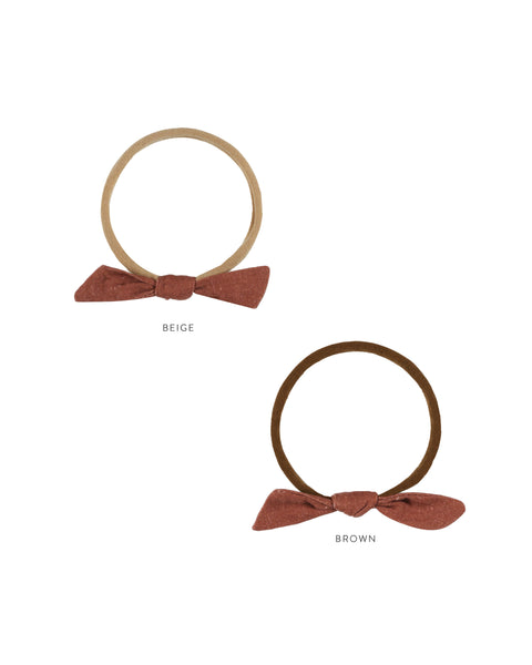 Little Knot Headband | Brick - Rylee + Cru