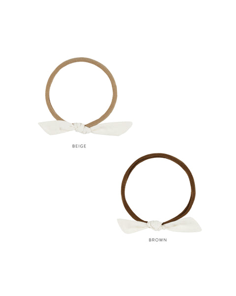 Little Knot Headband | Ivory - Rylee + Cru