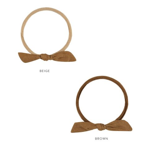 Little Knot Headband | Saddle - Rylee + Cru