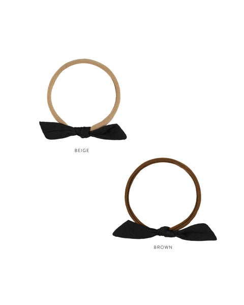 Little Knot Headband | Washed Black - Rylee + Cru