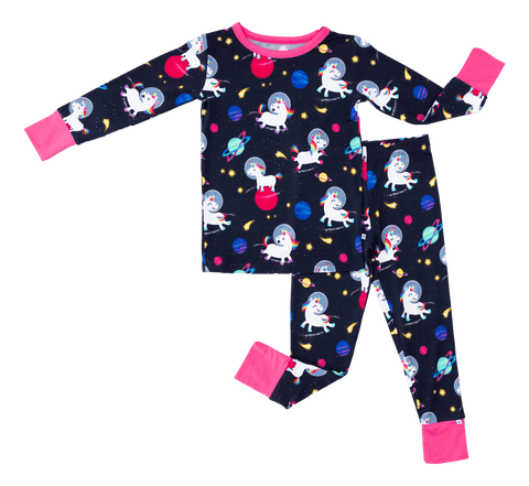 Luna 2 Piece Bamboo Pajamas with Pants - Birdie Bean
