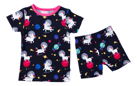 Luna 2 Piece Bamboo Pajamas with Shorts - Birdie Bean