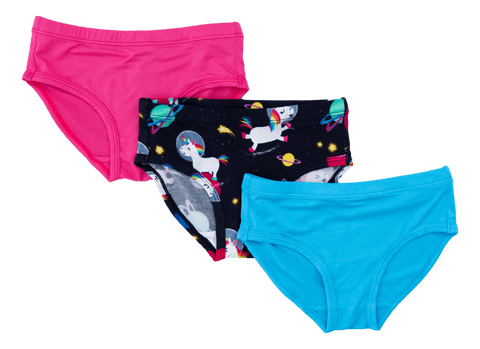 Luna Girls Bamboo Underwear Set - Birdie Bean