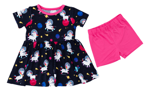 Luna Toddler Peplum Set - Birdie Bean