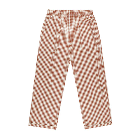 Men's Pajama Pant | Brick Gingham - Rylee + Cru