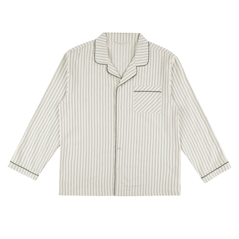 Men's Pajama Top | Forest Pinstripe - Rylee + Cru