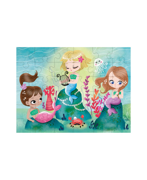 Mermaids Puzzle To Go - Mudpuppy