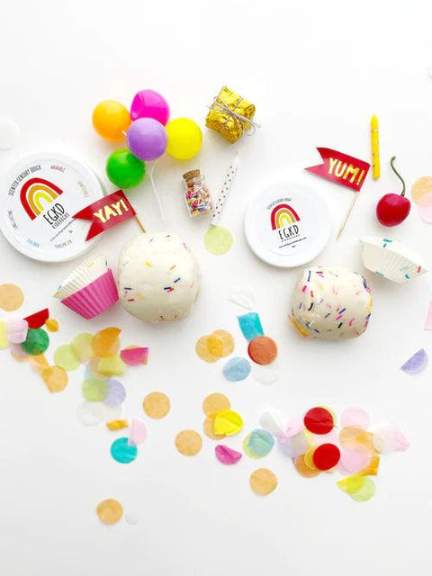 Mini Celebration (Confetti Sprinkle) Play Dough-To-Go - Earth Grown KidDoughs