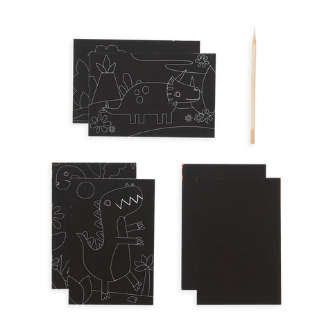 Mini Scratch & Scribble Art Kit (Dino Days) - OOLY