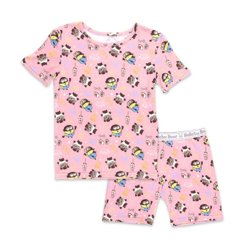 Minions Always Popping Bamboo Kids Pajama Short Set - Bellabu Bear