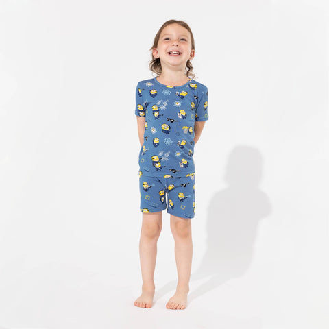 Minions AVL Bamboo Kids Pajama Short Set - Bellabu Bear