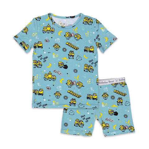 Minions Bello Banana Bamboo Kids Pajama Short Set - Bellabu Bear