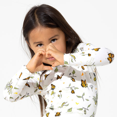 Monarch Butterfly Kids Bamboo Pajama