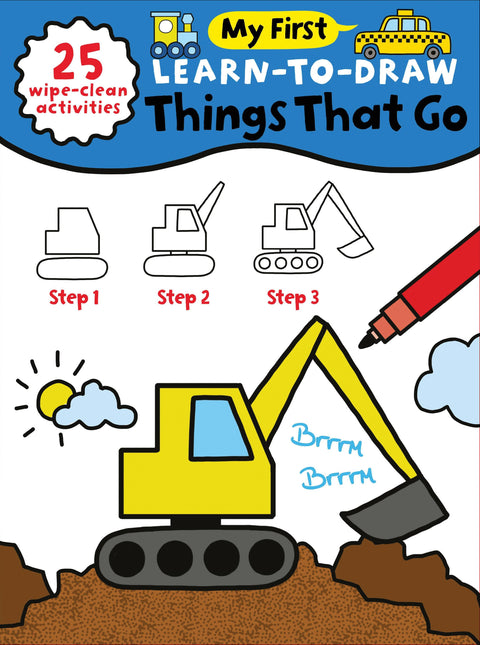 My First Learn To Draw: Things That Go - Sourcebooks