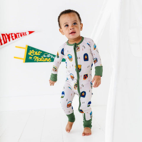 National Park Patches Baby Bamboo Pajamas - Kiki + Lulu