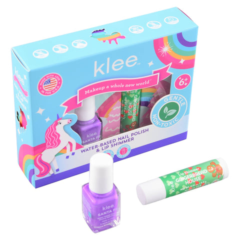 NEW! Angels' Dance - Water-Based Nail Polish Lip Shimmer Set: Angels' Dance - Klee Naturals