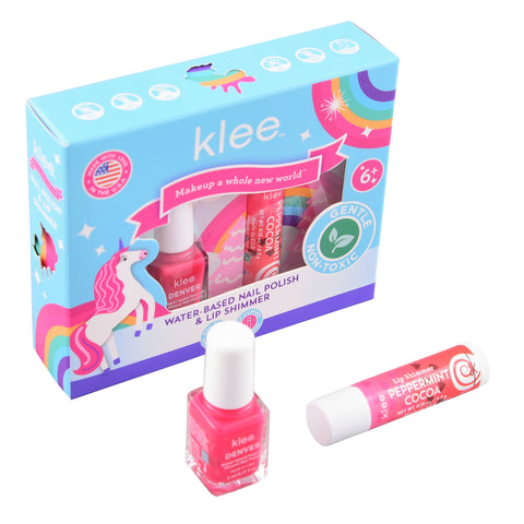 NEW! Elves' Music - Water-Based Nail Polish Lip Shimmer Set: Elves' Music - Klee Naturals