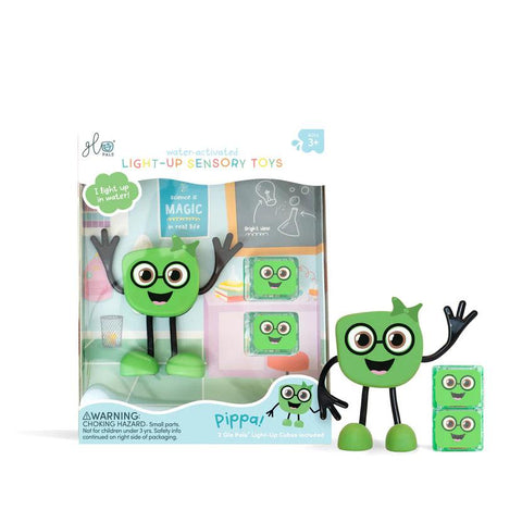 NEW Pippa Glo Pals Character And Cubes - Glo Pals