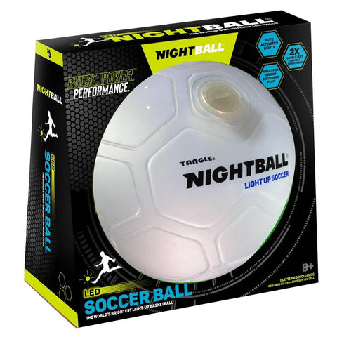 NightBall® Green Light Up Soccer Ball - Tangle Creations