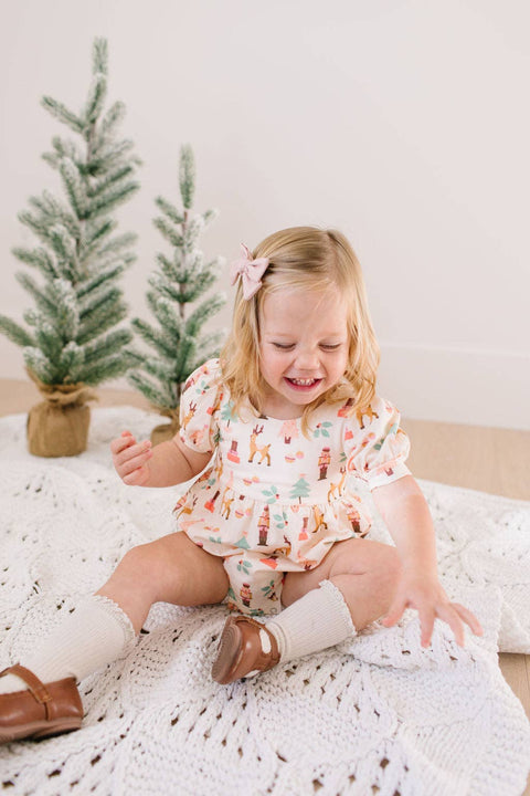 Nutcracker Baby Bubble Romper - Ollie Jay