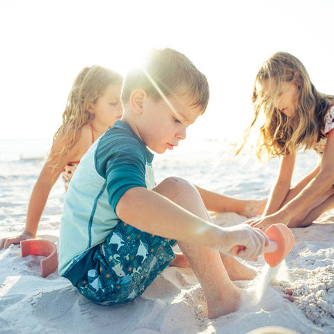 Ocean Blue Swim Rashguard - Emerson and Friends