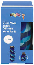 Ocean Waves Silicone Collapsible Water Bottle - Iscream