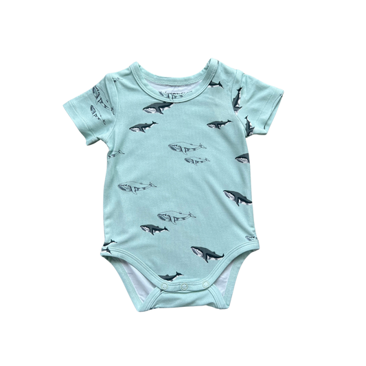 Oceanic Whales Baby Bodysuit Onesie - Babysprouts