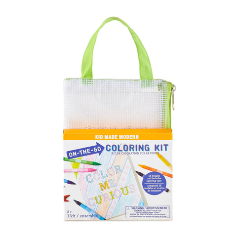 On-The-Go Coloring Kit - Kid Made Modern