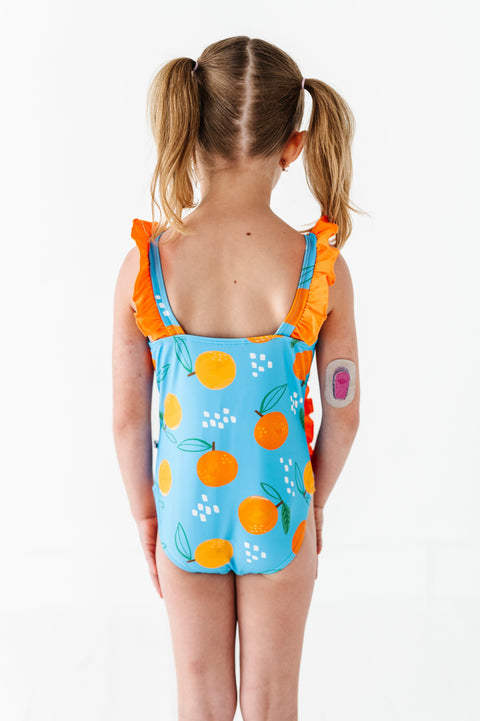 Oranges Girl Swimsuit - Kiki + Lulu