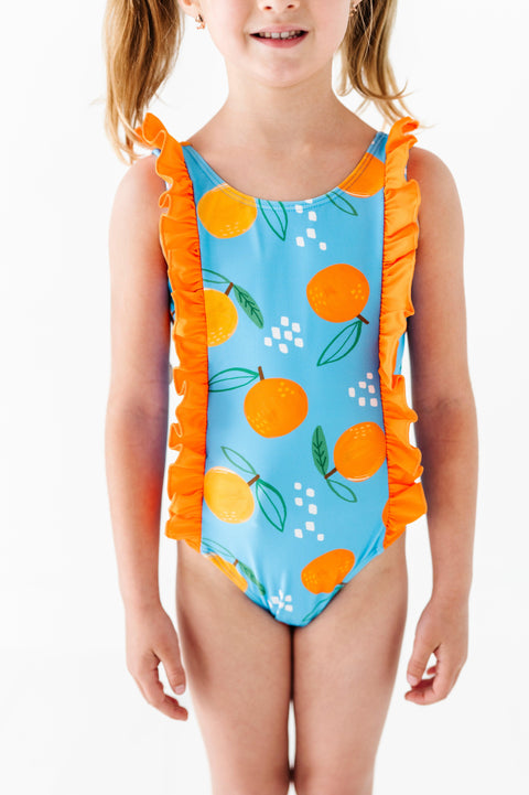 Oranges Girl Swimsuit - Kiki + Lulu
