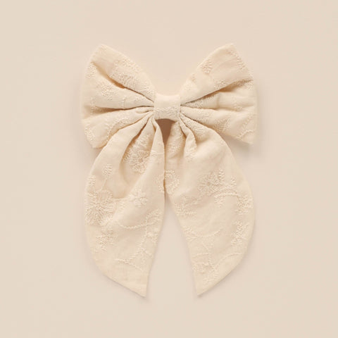 Oversized Bow | Natural - Noralee