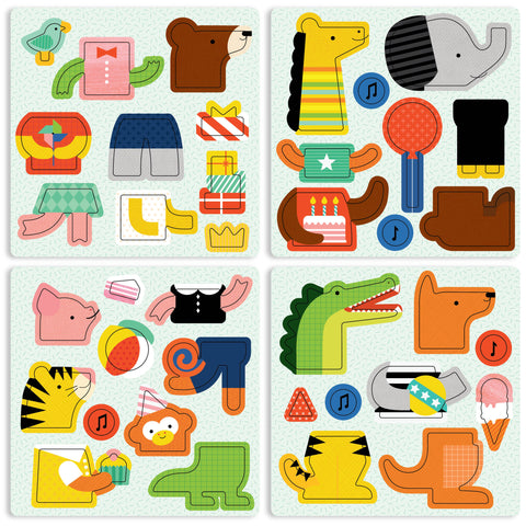 Party Animals Magnetic Play Set - Petit Collage