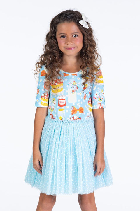 Party Time Blue Circus Dress - Rock Your Baby