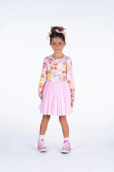 Party Time Pink Circus Dress - Rock Your Baby