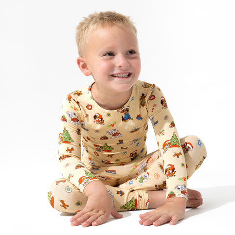 PAW Patrol Jingle Paws Kids Bamboo Pajamas - Bellabu Bear