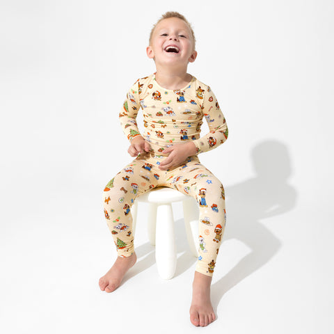 PAW Patrol Jingle Paws Kids Bamboo Pajamas - Bellabu Bear