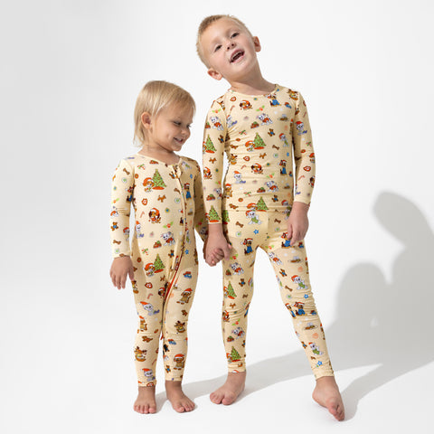 PAW Patrol Jingle Paws Kids Bamboo Pajamas - Bellabu Bear