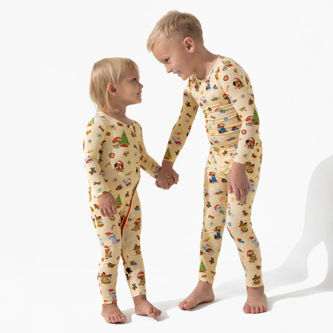 PAW Patrol Jingle Paws Kids Bamboo Pajamas - Bellabu Bear