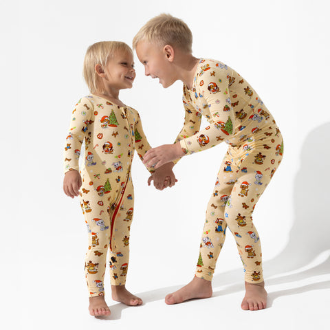 PAW Patrol Jingle Paws Kids Bamboo Pajamas - Bellabu Bear