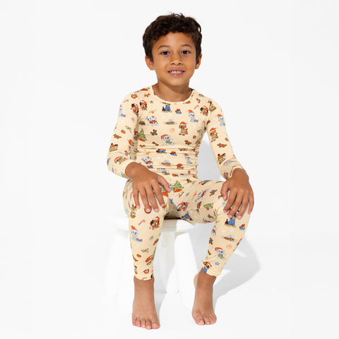 PAW Patrol Jingle Paws Kids Bamboo Pajamas - Bellabu Bear