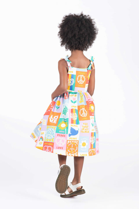 Peace and Love Dress - Rock Your Baby