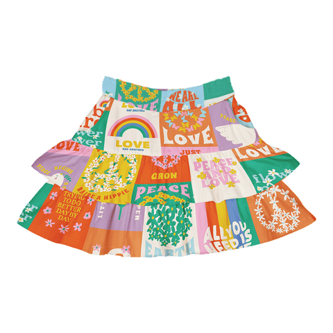 Peace and Love Skirt - Rock Your Baby
