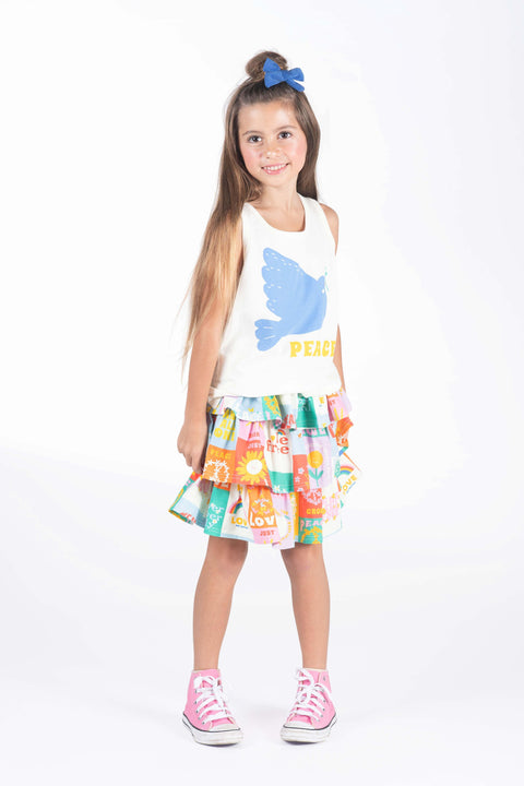 Peace and Love Skirt - Rock Your Baby
